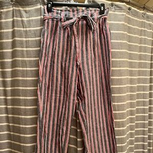 Top shop women’s striped flowy pants